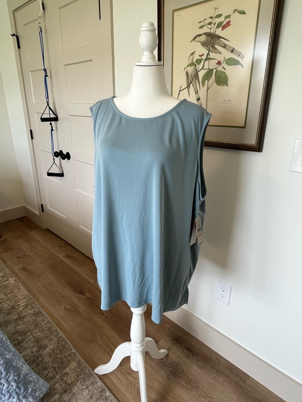 Multiples Soft Blue Sleeveless Tank Top